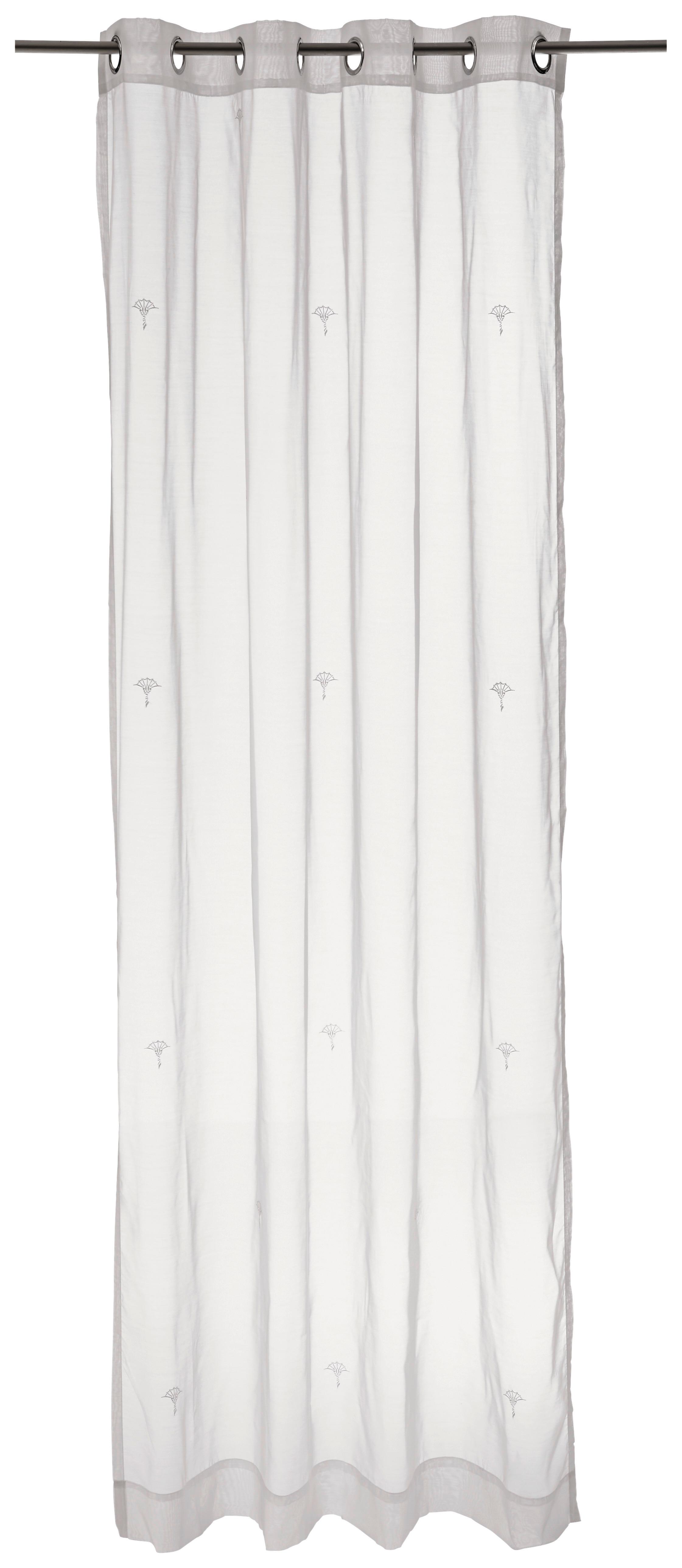 ZASŁONA NA PRZELOTKACH JOOP! J-NOLA - biały, Konventionell, tkanina (140/250cm) - Joop!