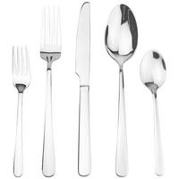 Besteckset Lucy Edelstahlfarben, 60-teilig - Edelstahlfarben, MODERN, Metall - Mömax