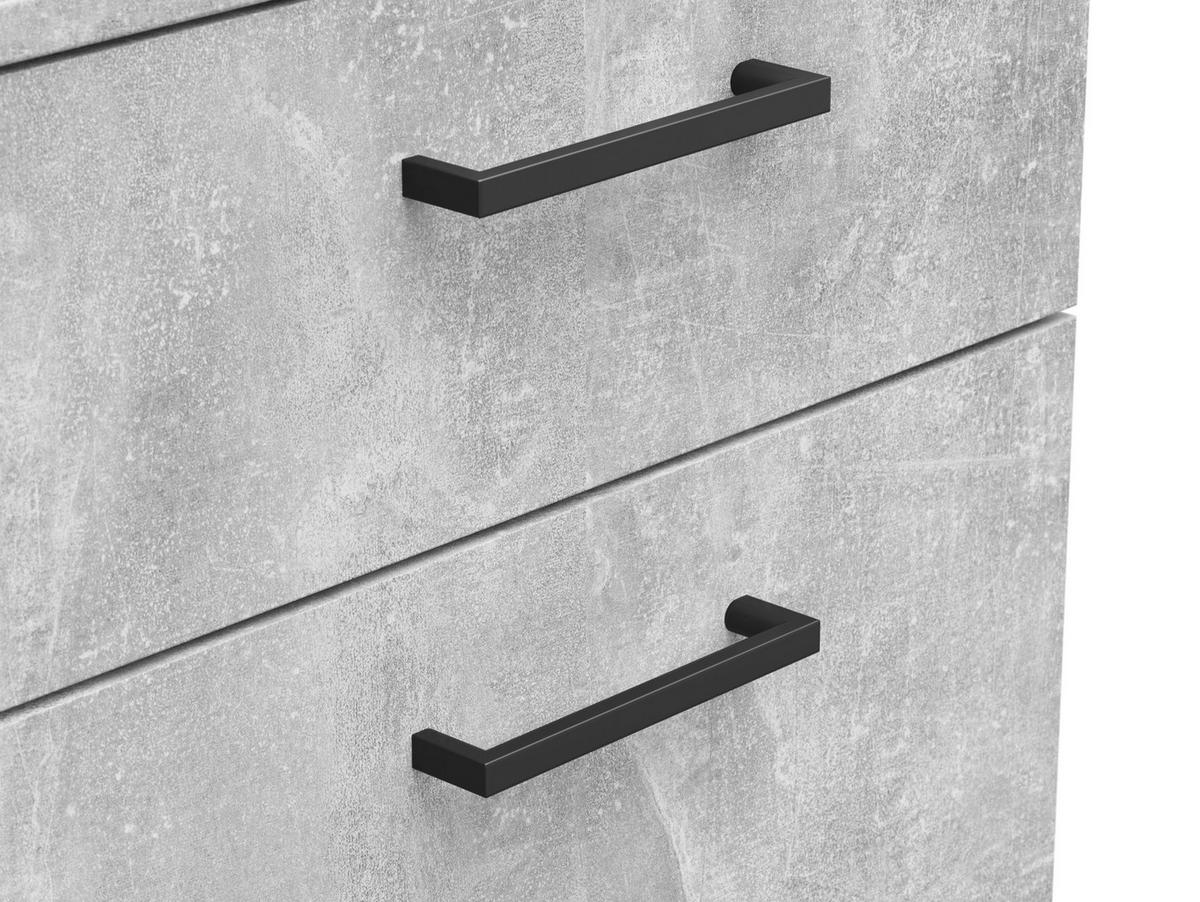 Kommode Multistauraum Grau - Anthrazit/Schwarz, Modern, Holzwerkstoff/Kunststoff (45/83/40cm) - Premium Living