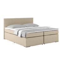 Boxspring Krevet Nero - boje kroma/krem, Konvencionalno, tekstil/metal (180/200cm) - Best Price