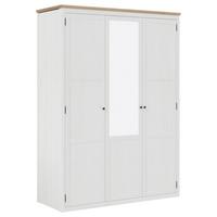 Drehtürenschrank Korsika Eiche-/Pinienfarben - Eichefarben/Schwarz, ROMANTIK / LANDHAUS, Holzwerkstoff/Metall (159,3/219,7/62cm) - Mömax
