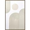 CANVASTAVLA DENISE SMALL - vit/beige, trä/textil (60/90cm) - Premium Living
