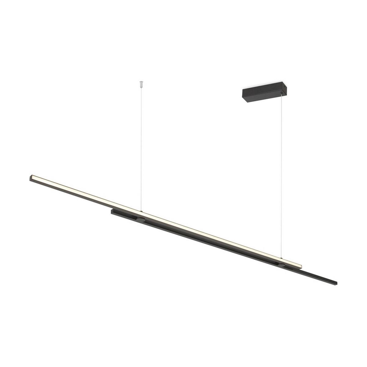 PENDELLEUCHTE HALO - Schwarz, Modern, Metall (150/1,5/15,5cm) - MAYTONI