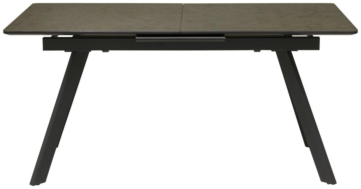 Jedilna Miza Tea, Črna, Keramika, 160-200x90 - črna/antracit, Trendi, kovina/leseni material (160-200/76/90cm) - MID.YOU
