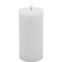 LED-Kerze Weiß max. 0,06 Watt - Weiß, Naturmaterialien/Kunststoff (7,5/15cm) - Mömax