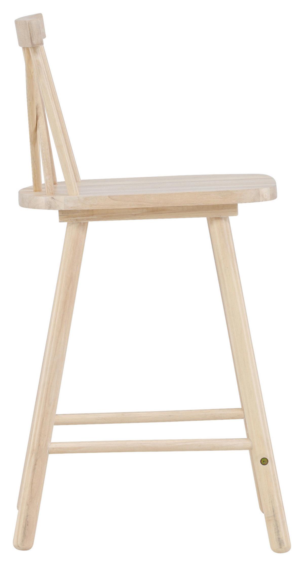 BARHOCKER-SET MOLLÖSTRÖM - Weiß, Design, Holz (43/90/44cm) - Livetastic