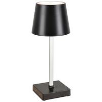 LED-Dekoleuchte Gopi Schwarz max. 1,5 Watt - Silberfarben/Schwarz, Romantik / Landhaus, Kunststoff/Metall (10,5/26cm) - Modern Living