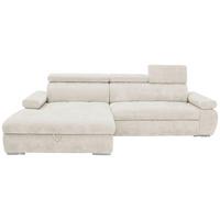 Kutna Garnitura Vegas - srebrne boje/bež, Design, drvo/tekstil (173/294cm) - Modern Living