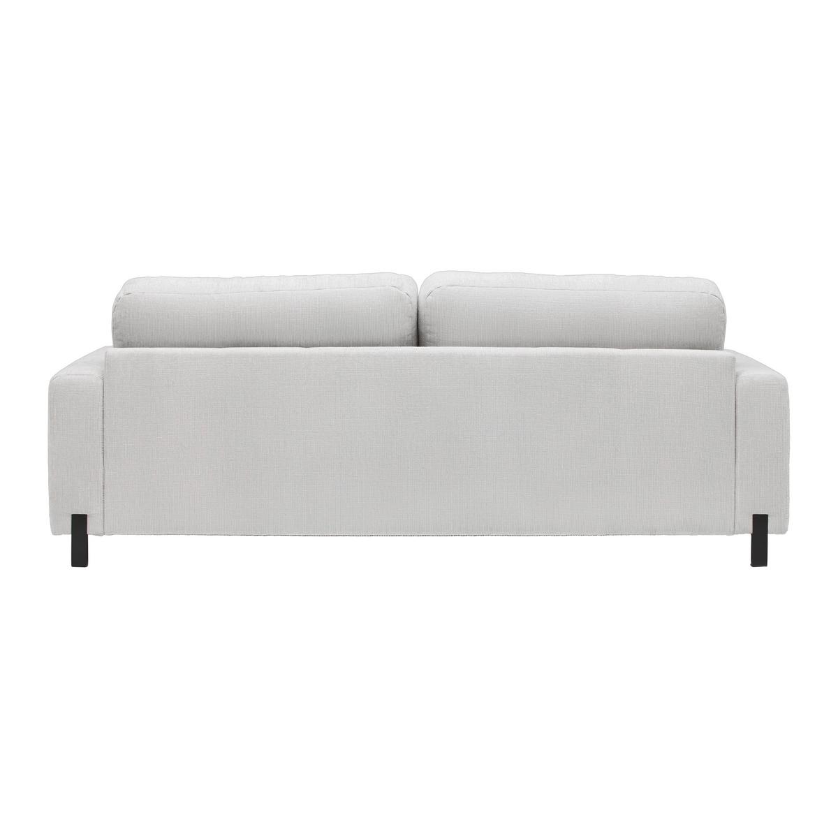 3-Sitzer-Sofa Piega Silberfarben - Silberfarben/Schwarz, MODERN, Textil/Metall (230/66-87/96cm) - Mömax