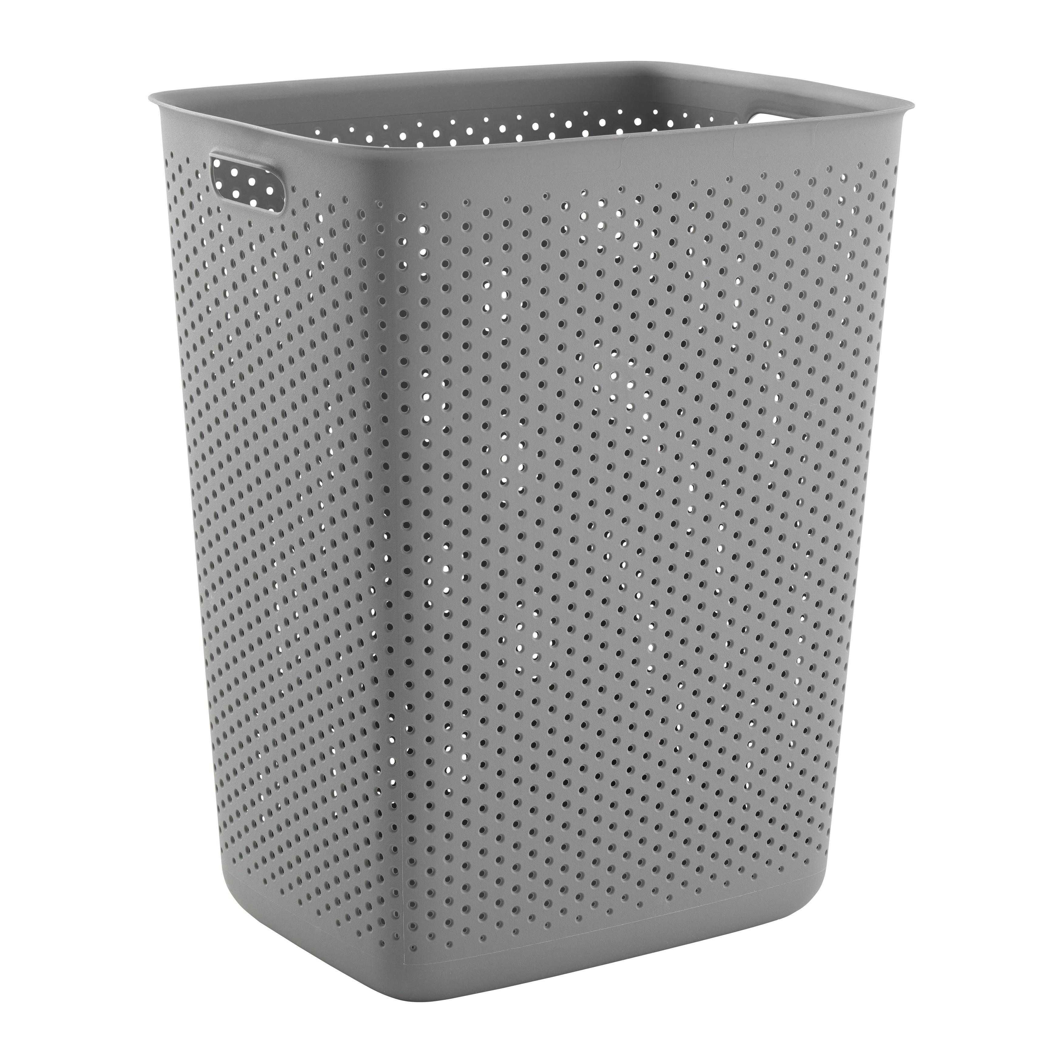 Košara Za Rublje Maja, 60l - siva/crna, Moderno (45/34/58cm) - Mömax