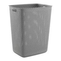 Košara Za Rublje Maja, 60l - siva/crna, Moderno (45/34/58cm) - Mömax