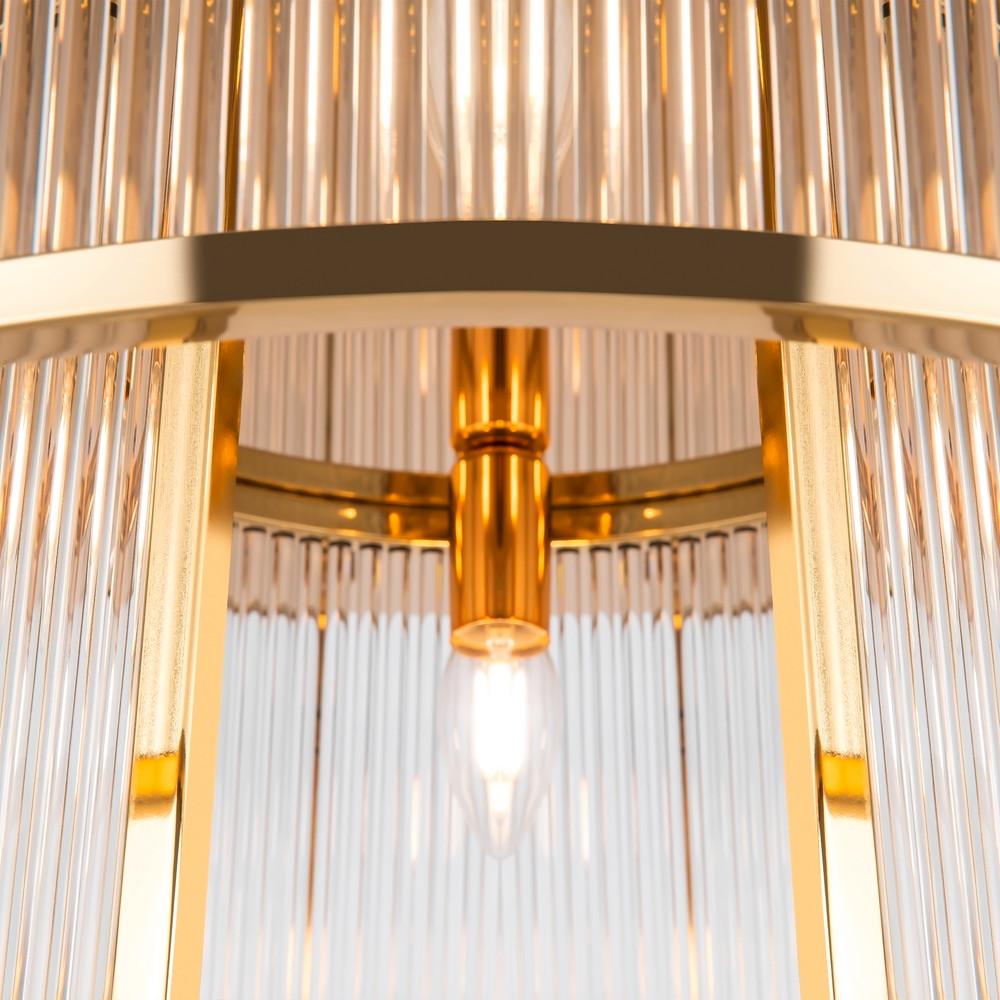Deckenleuchte Frame Goldfarben max. 60 Watt - Goldfarben, Design, Glas/Metall (55,4/28,2cm) - MAYTONI