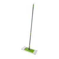 Felmosó Mop Struppi - szürke/zöld, Konventionell, műanyag/textil (40/16/155cm) - Modern Living