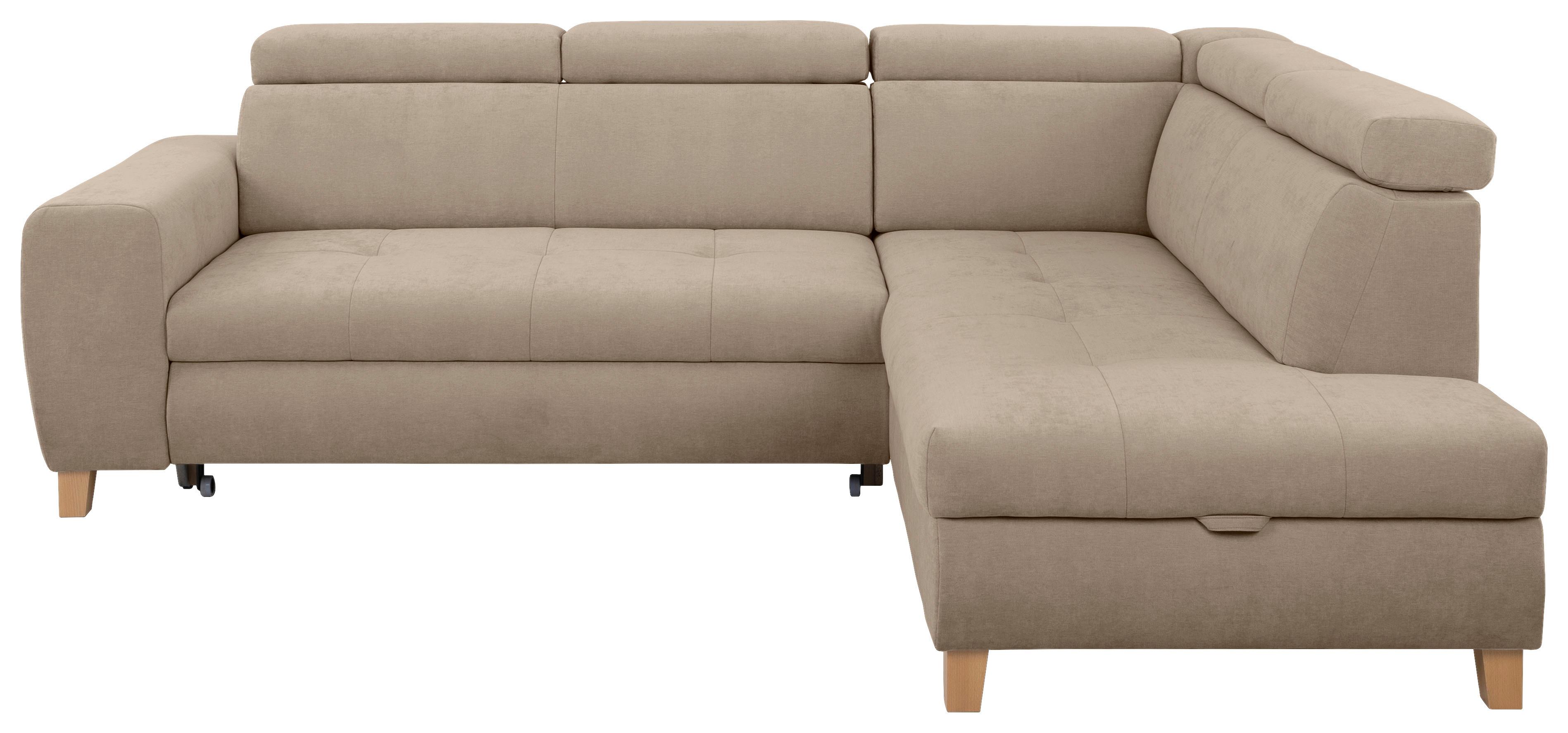 Kutna Garnitura Lugo - sivo-bež, Moderno, drvo/metal (266/98/205cm) - Modern Living