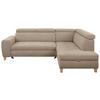 Kutna Garnitura Lugo - sivo-bež, Moderno, drvo/metal (266/98/205cm) - Modern Living