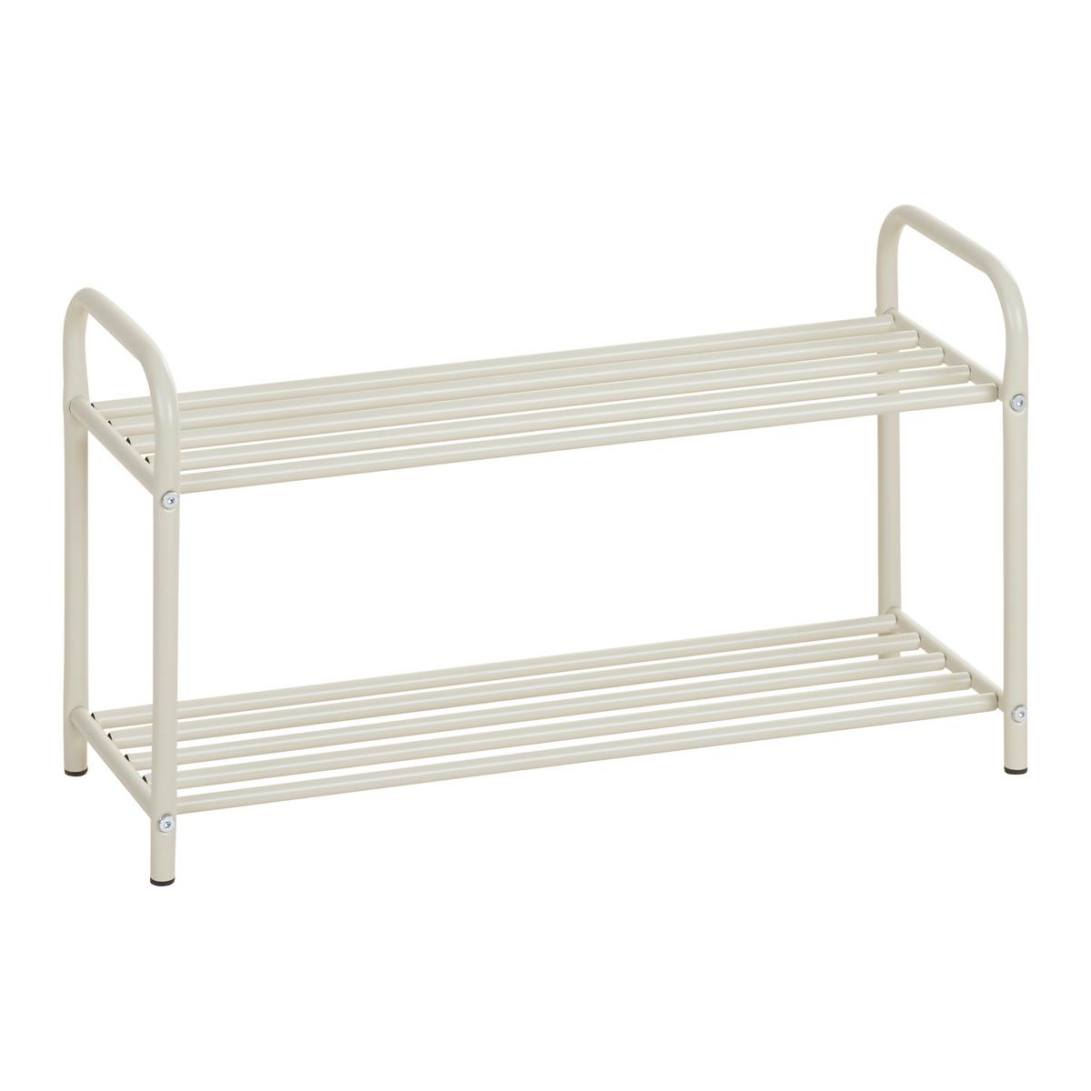 Cipőspolc Max - kasmírszínű, Modern, fém (60/34/23cm) - Mömax