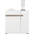 Kommode Weiß/trüffel - Trüffeleichefarben/Weiß, MODERN, Holzwerkstoff (85/87/42cm) - MÖMAX modern living