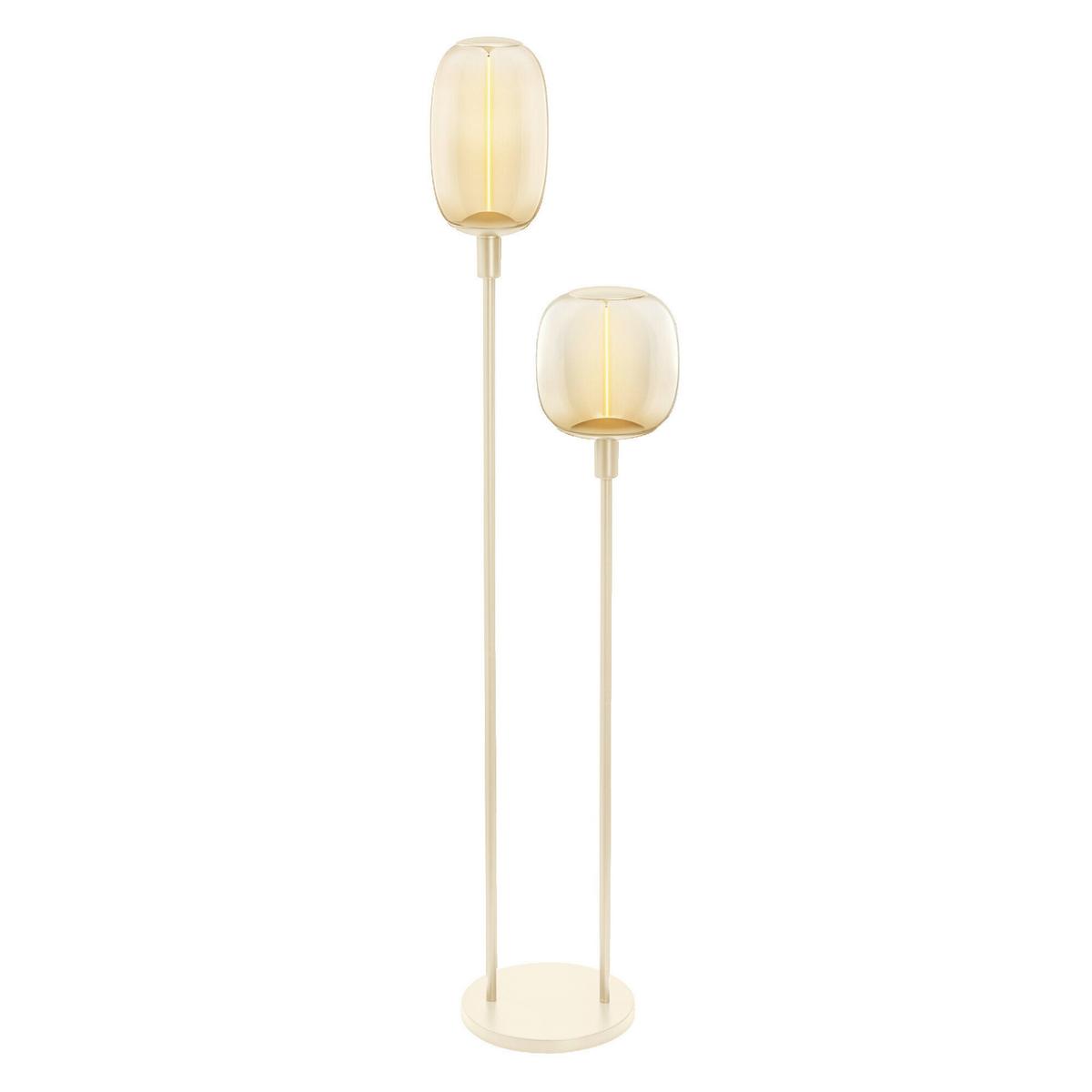 PODSTAWA LAMPY DECOR STICK FLOOR 2XE27 BG - beżowy, Basics, metal (32/146cm) - Ledvance