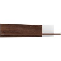 Stenska Polica Raven, Barva Hrasta, Bela - barve hrasta/bela, Design, leseni material (120/25/23cm) - Carryhome