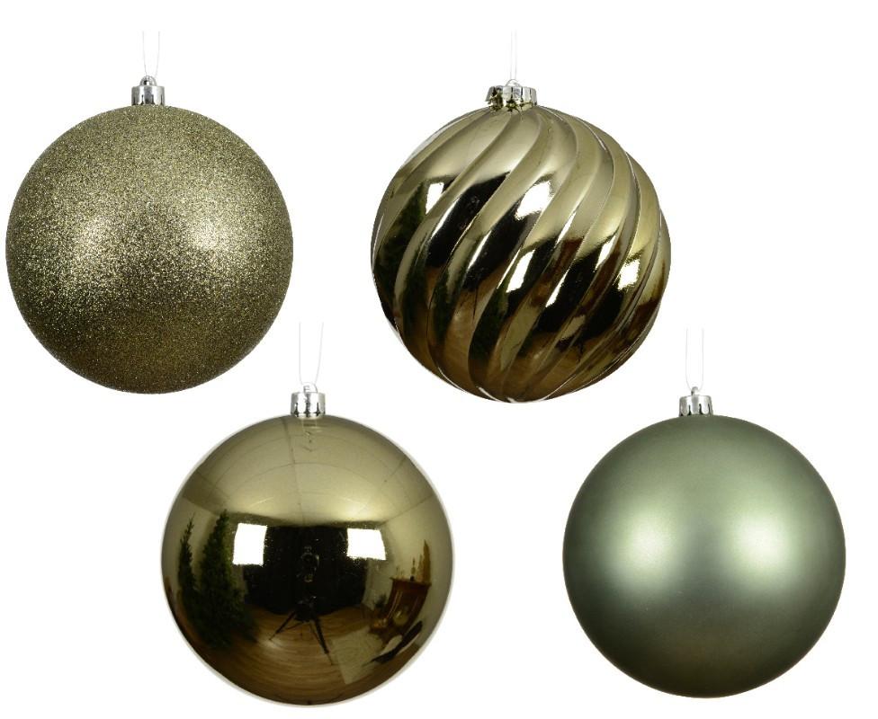 ZESTAW BOMBEK CHOINKOWYCH 022838 - KUGELN - Basics (14,00/14,00/14,00cm)