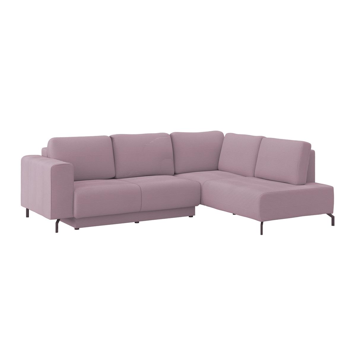 Colțar VENI - lila, Modern, textil (272/210cm) - Modern Living