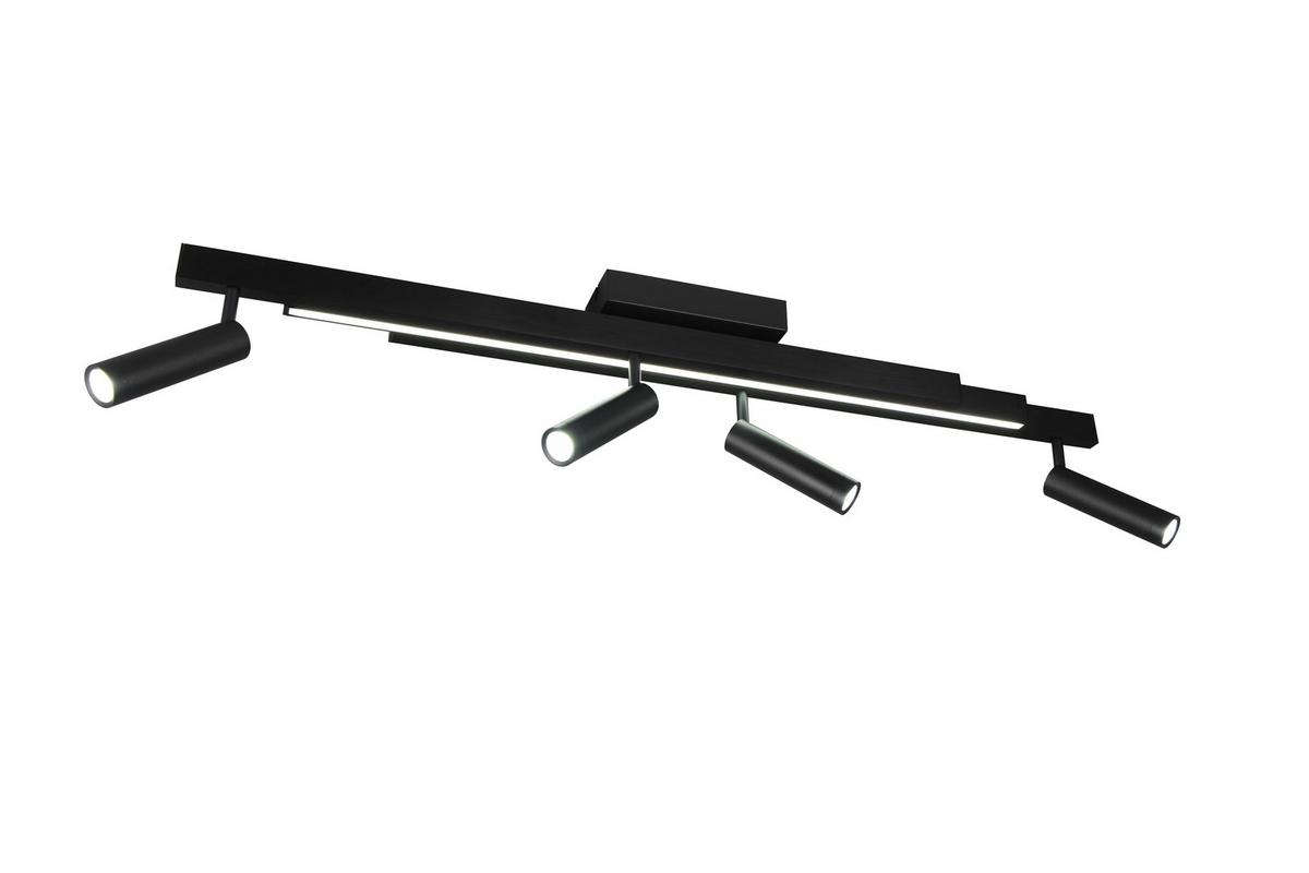 LED-Strahler Zeno Schwarz max. 12 Watt - Schwarz, Basics, Metall (133/23/8,5cm) - Trio Leuchten