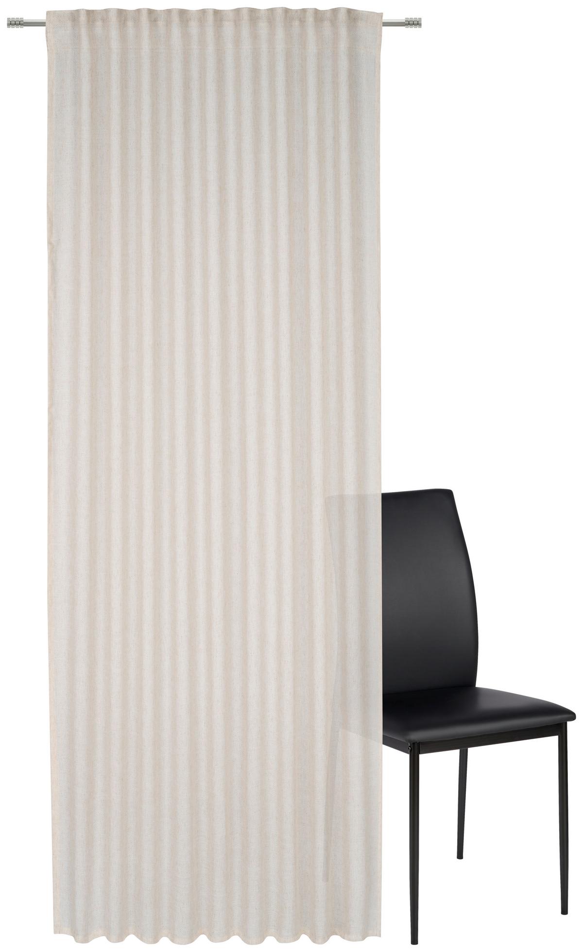 ZASŁONA GOTOWA OLGA - beżowy, Basics, tkanina (140/245cm) - Esposa