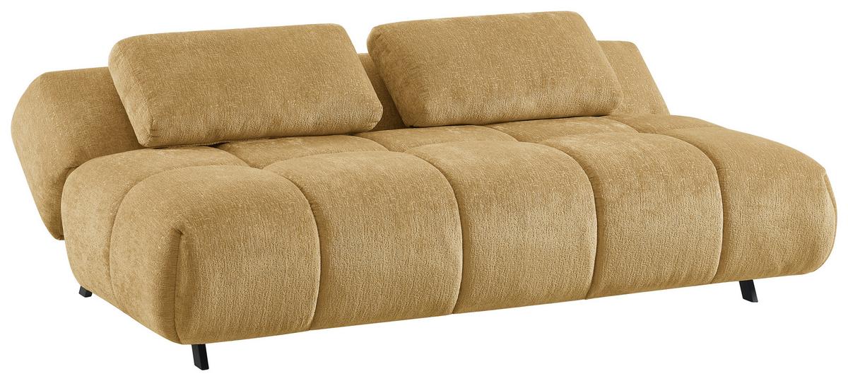 Sofa Ares - žuta/crna, Moderno, drvo/metal (193/72/109cm) - Mömax