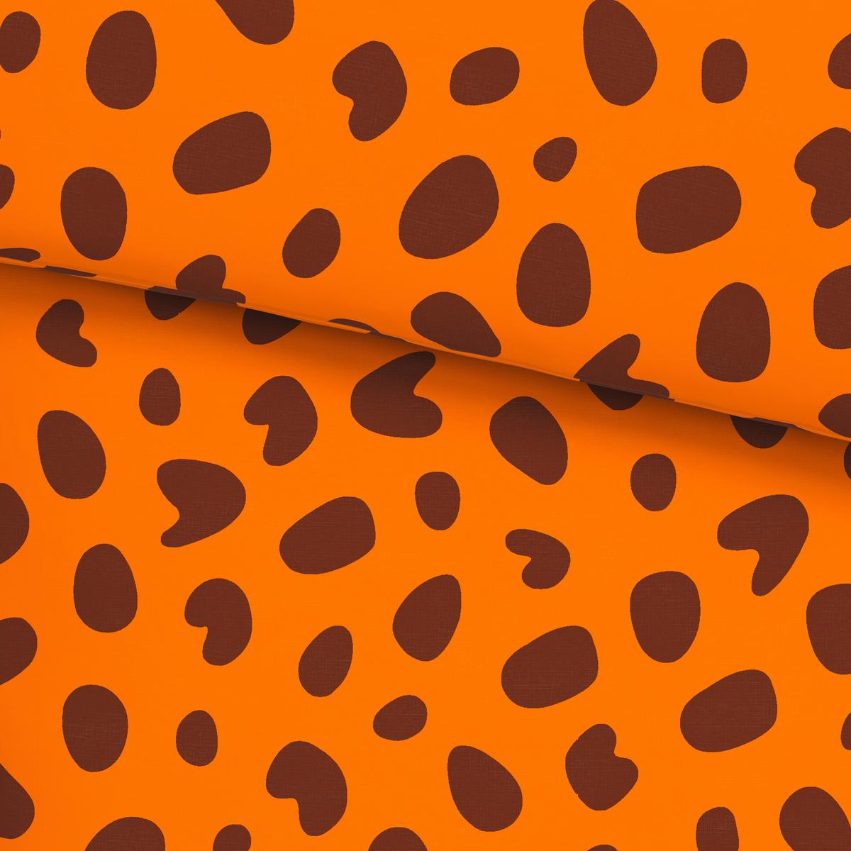 POŚCIEL GIRAFFE - pomarańczowy, Lifestyle, tkanina (135/200cm) - Ben'n'jen