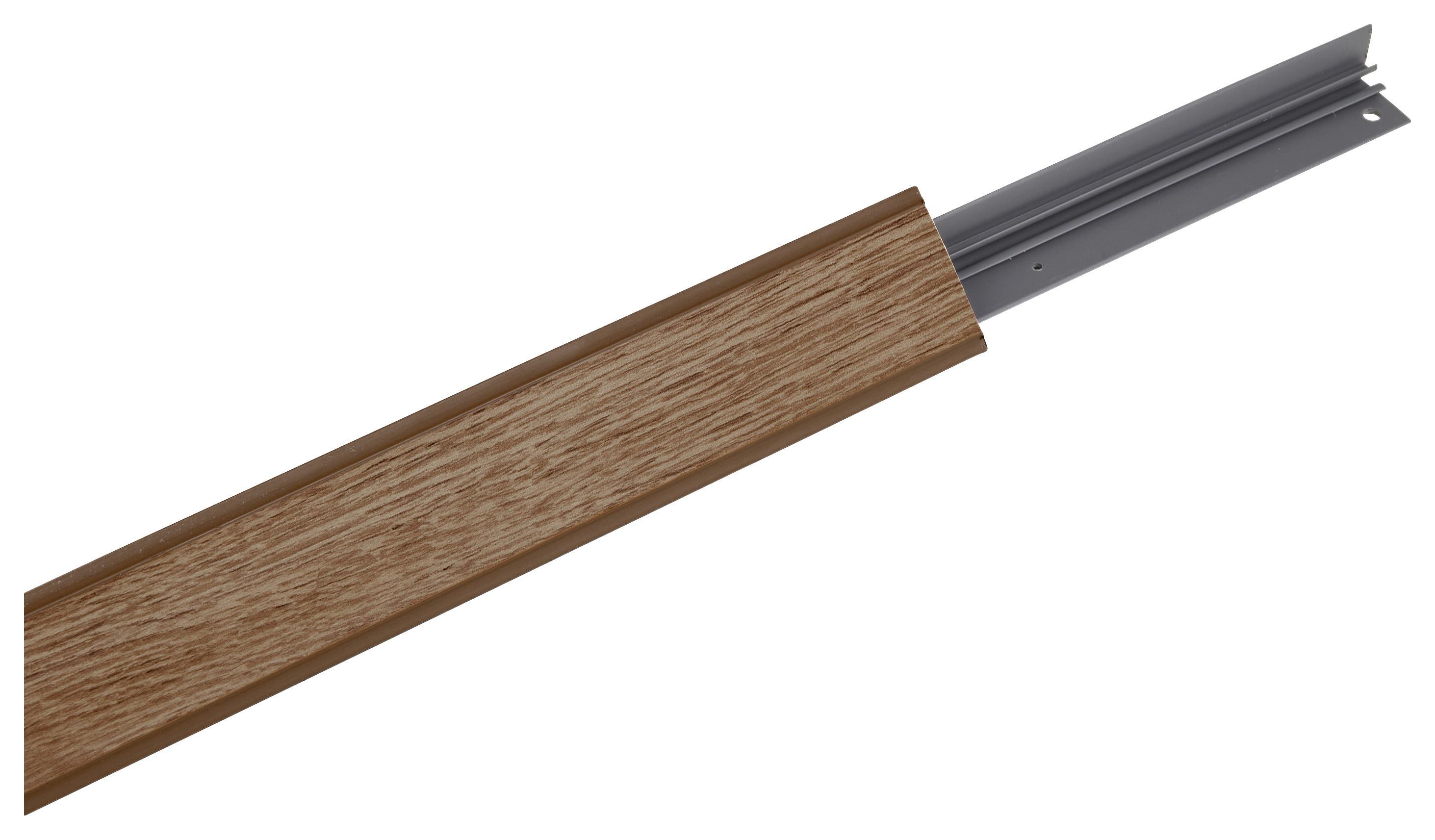 Abschlussprofil WAP 200 Eiche dunkel ca. 200cm - Eiche dunkel, MODERN, Kunststoff (200cm) - Nobilia
