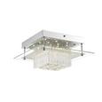 Deckenleuchte Gino, max. 12 Watt - Chromfarben/Klar, MODERN, Glas/Kunststoff (28/28/13cm) - Mömax modern living