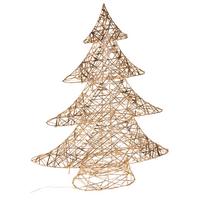 LED-Dekoleuchte TREE - Dunkelgelb, Natur, Metall (46/8/60cm)