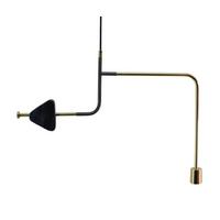 HÄNGELEUCHTE CALINA 287 SCHWARZ - Goldfarben/Schwarz, Trend, Stein/Metall (62/4/47cm) - Kayoom