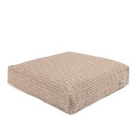 Boxkissen Dobby Schlamm-Graphik ca. 40x40cm - Schlammfarben, Textil (40/40/8cm)