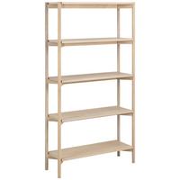 REGAŁ OXFORD - kolor dębowy, Trend, materiał drewnopochodny/drewno (86/160/30cm)