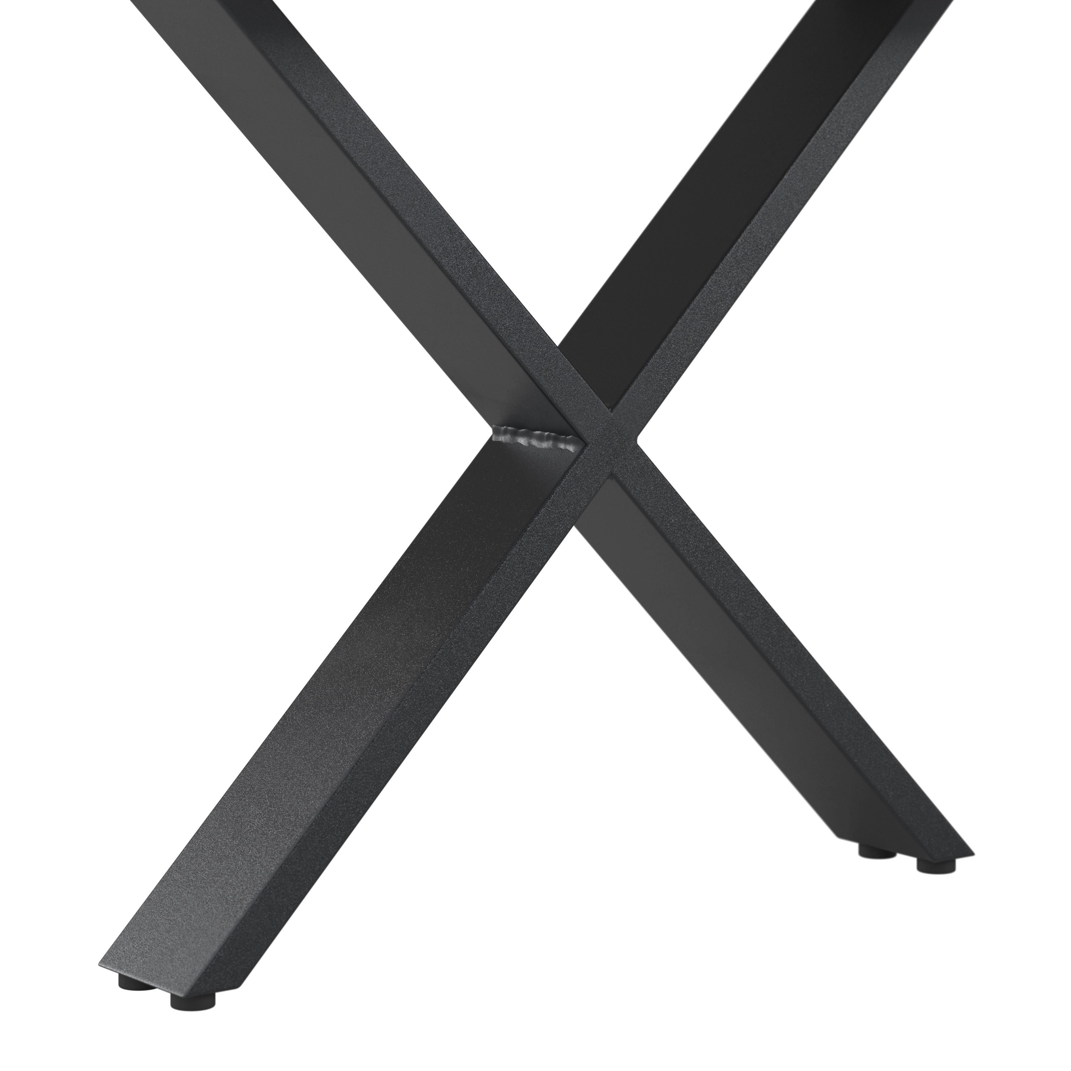 SITTBÄNK NOVA - ljusgrå/svart, Modern, metall/trä (140/97/64cm) - Bessagi Home