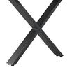 SITTBÄNK NOVA - ljusgrå/svart, Modern, metall/trä (140/97/64cm) - Bessagi Home