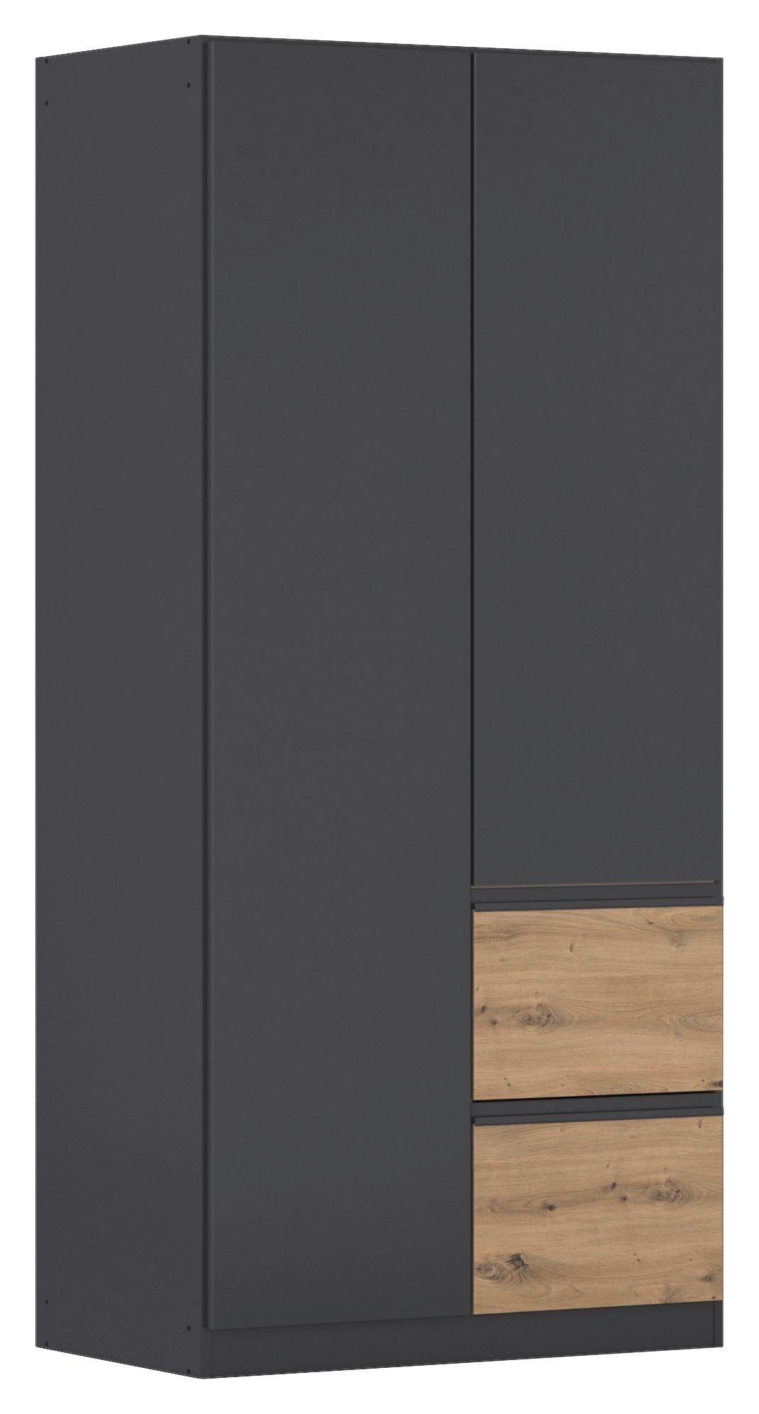 Omara S Klasičnimi Vrati Costa, Siva, Barva Hrasta - siva/hrast artisan, Moderno, leseni material (91/197/54cm) - Rauch Möbel