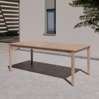 Gartentisch Ella aus Akazie ca. 100x76x200cm - Akaziefarben, Natur, Holz (200/76/100cm) - Mömax