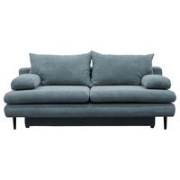 Canapea extensibila FIORE - turcoaz, Design, textil (202/85/99cm) - Modern Living
