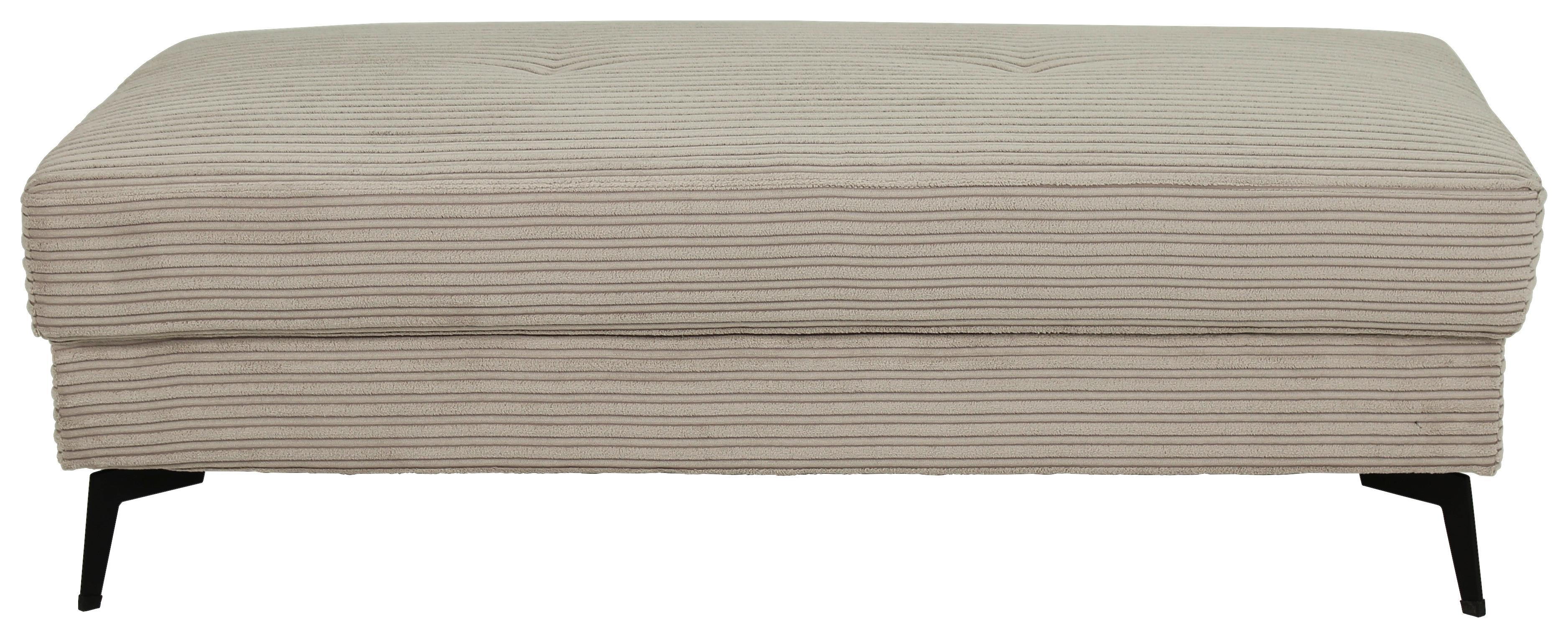 Tabure Zero - bež/svijetlo siva, Trend, tekstil (140/80cm)