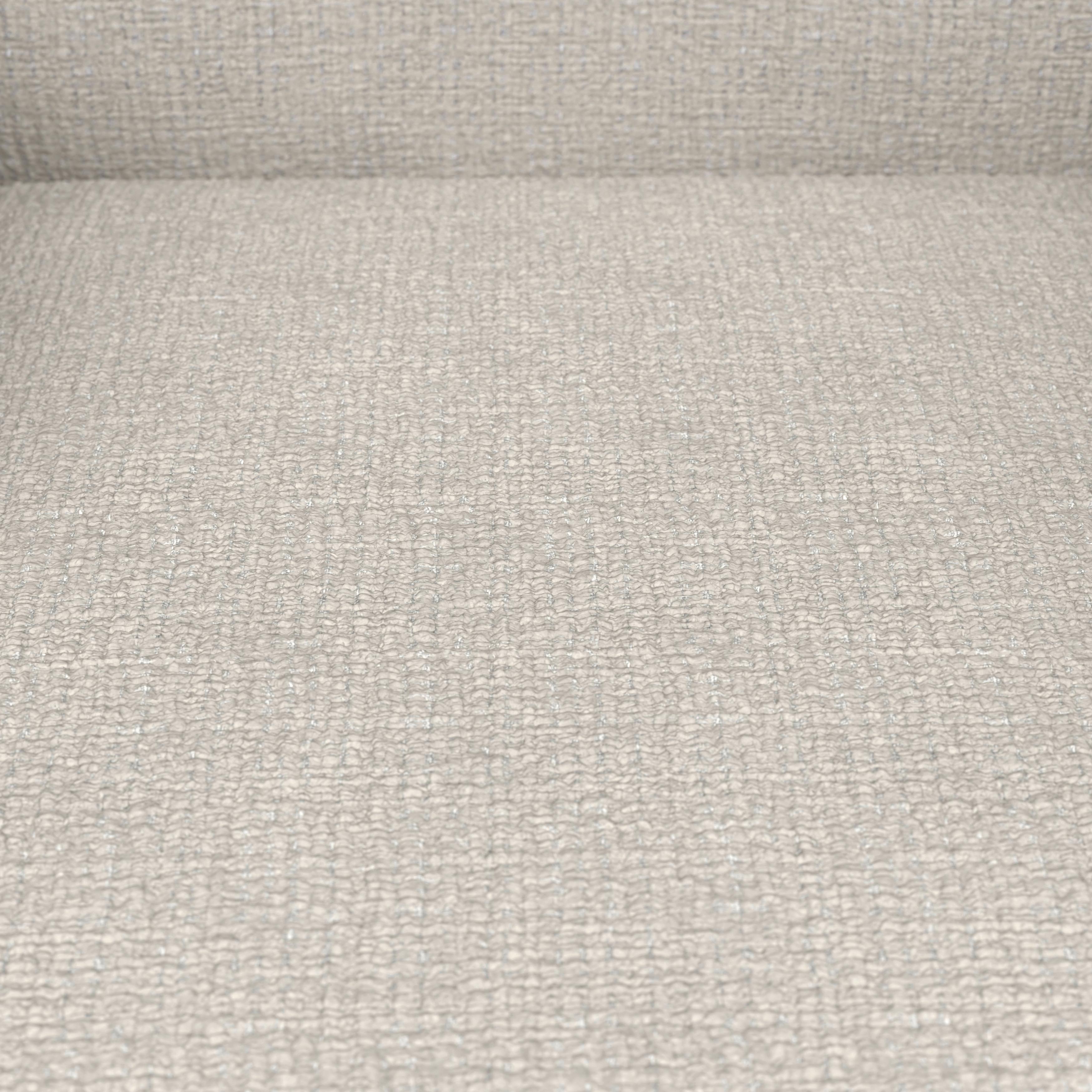 RELAXFÅTÖLJ EMILIO - ljusgrå/naturfärgad, Modern, metall/trä (68/92/87cm) - Bessagi Home