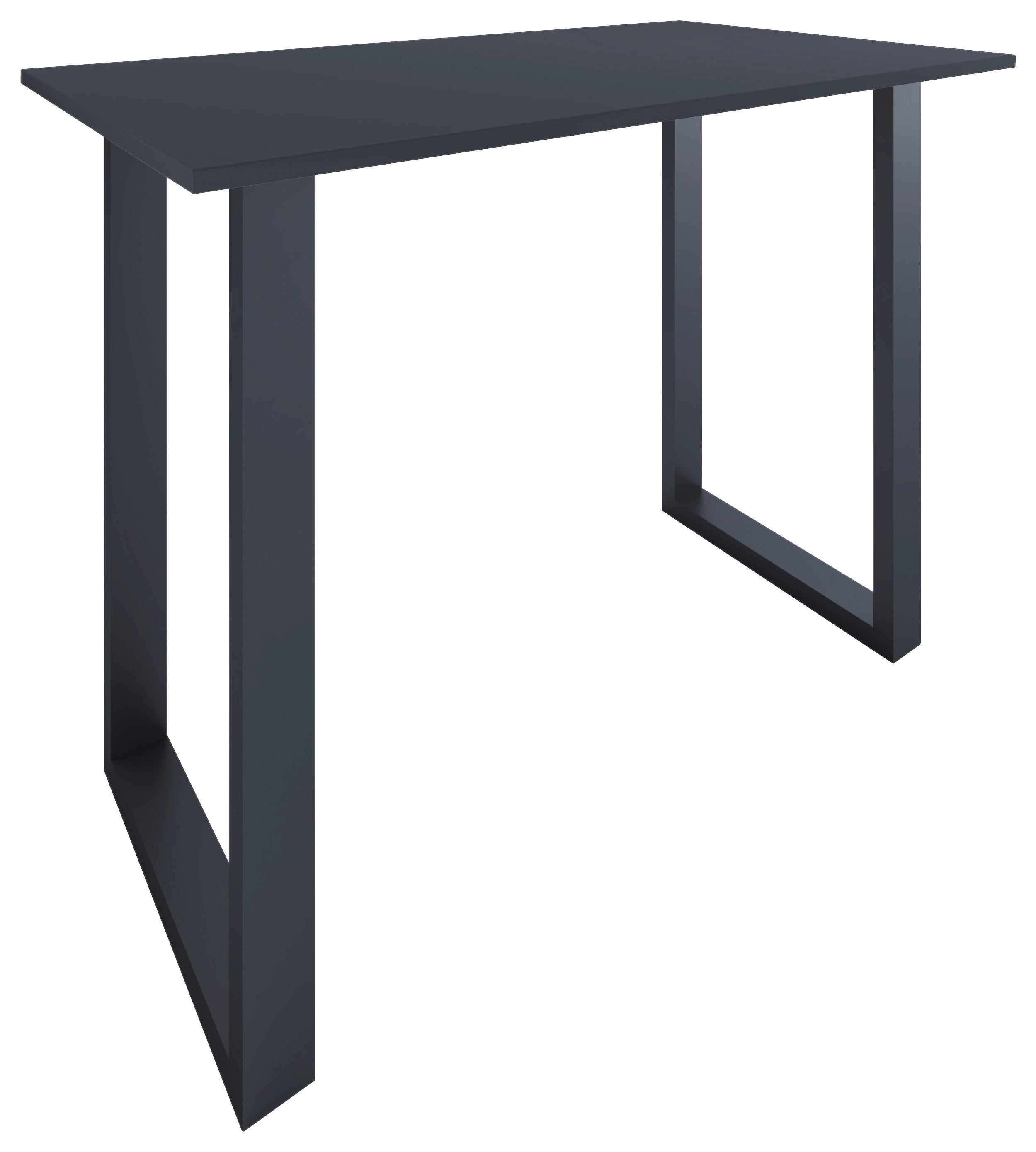 BARTISCH XONA B 140X80 - Anthrazit/Schwarz, Konventionell, Holzwerkstoff/Metall (140/102/80cm)