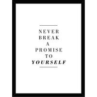 Bild Vous in Schwarz/Weiß ca. 30x40cm - Weiss/Schwarz, Papier/Holzwerkstoff (30/40cm) - Mömax