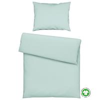 Bettwäsche Bio-Anna Uni Jadegrün ca. 140x200cm - Jadegrün, Natur, Textil (140/200cm) - ecoTree