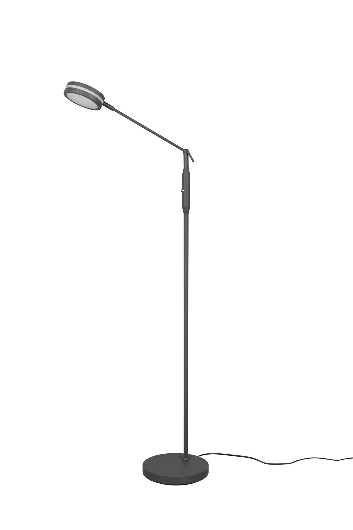 LED-Stehleuchte Franklin Anthrazit max. 6,5 Watt - Anthrazit, Basics, Metall (133/23/41cm) - Trio Leuchten