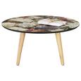 Couchtisch mit Blumenprint - Multicolor/Naturfarben, ROMANTIK / LANDHAUS, Holz/Holzwerkstoff (70/33/70cm) - Zandiara Couchtisch mit Blumenprint - Multicolor/Naturfarben, ROMANTIK / LANDHAUS, Holz/Holzwerkstoff (70/33/70cm) - Zandiara