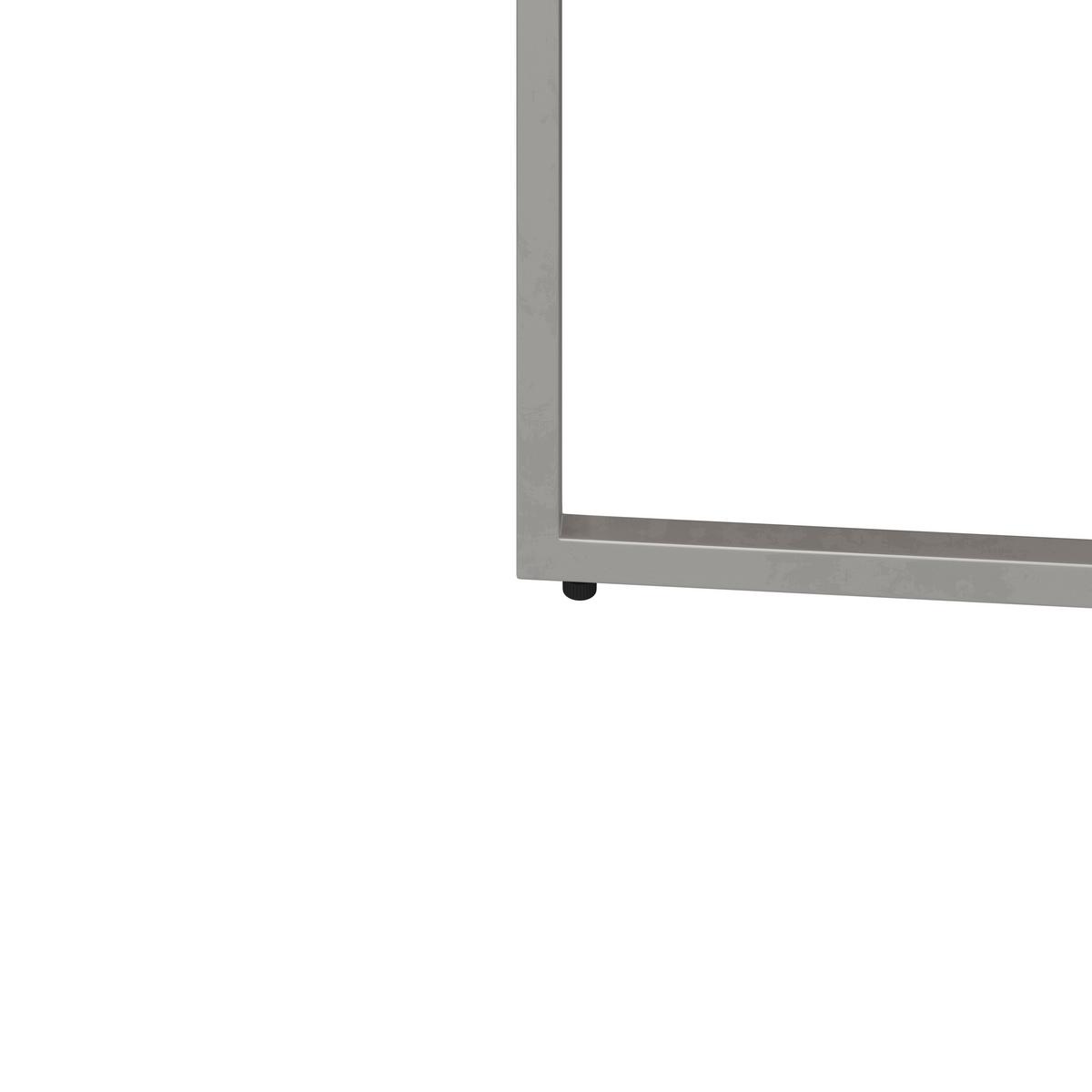 KOMPLET MEBLI TARASOWYCH TEAKLINE - beżowy/kolor stalowy, Modern, metal/tkanina - Ambia Garden