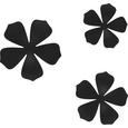 Wanddeko Flower Schwarz - Schwarz, MODERN, Kunststoff (10,5/16,8cm) - Mömax modern living Wanddeko Flower Schwarz - Schwarz, MODERN, Kunststoff (10,5/16,8cm) - Mömax modern living