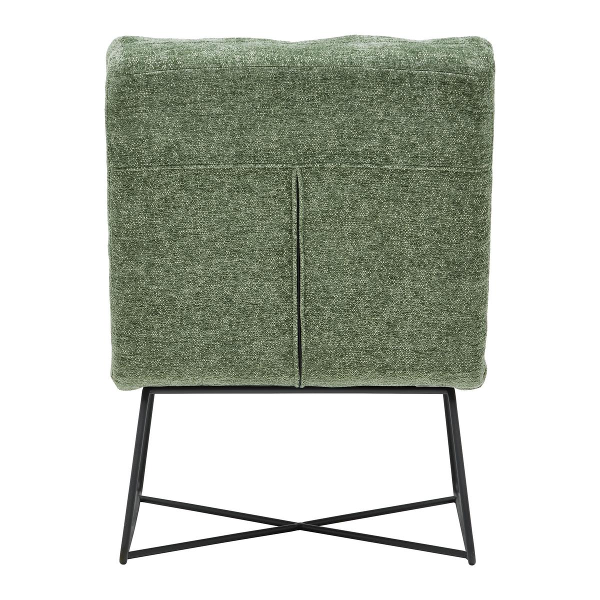 Sessel Marco Grün - Schwarz/Grün, MODERN, Textil/Metall (62/86/87cm) - Mömax